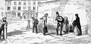Finished: Illustration showing Northampton shoe making