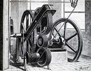 Chambers: Illustration showing PATERNOSTER (cyclic elevator)