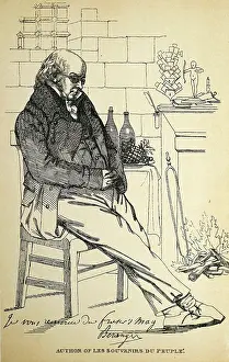 Beranger: Illustration showing Pierre Jean de BERANGER