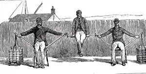 Principle: Illustration showing the principle of the cantilever
