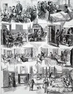 Charing: Illustration showing The re-opening of Charing