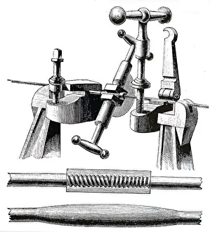 Suspension: Illustration showing sectional view of a cable