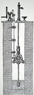 Sectional: Illustration showing Sectional view of well fitted