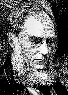 Botanist: Illustration showing Sir Joseph Dalton Hooker