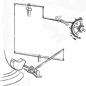 1842: Illustration showing the striking apparatus of