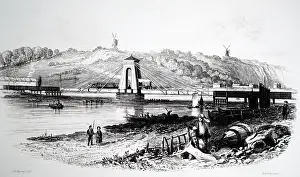 Constructed: Illustration showing Swing bridge at Rye on the