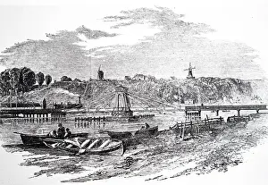 Constructed: Illustration showing Swing bridge at Rye on the