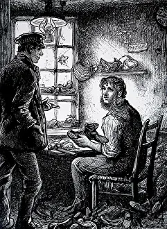 Thus: Illustration showing a translator: this man would