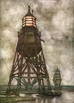 Verse: Illustration, A Song of the English, Lighthouse