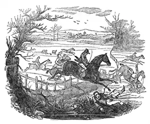 Albans: Illustration, Steeplechase at St Albans