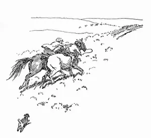 Grab: Illustration, stopping a runaway pony