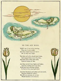 Illustration, To the Sun Door