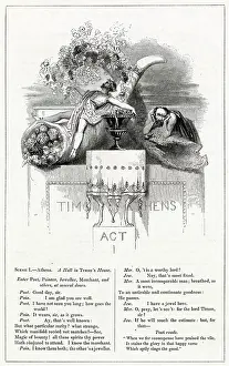 Outcast: Illustration, Timon of Athens, by William Shakespeare
