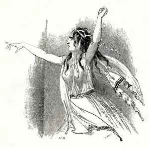Cassandra: Illustration, Troilus and Cressida, by William Shakespeare