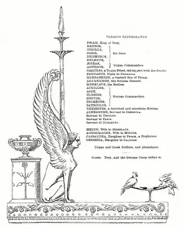 Cressida: Illustration, Troilus and Cressida, by William Shakespeare