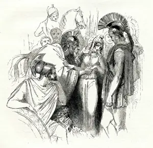 Menelaus: Illustration, Troilus and Cressida, by William Shakespeare