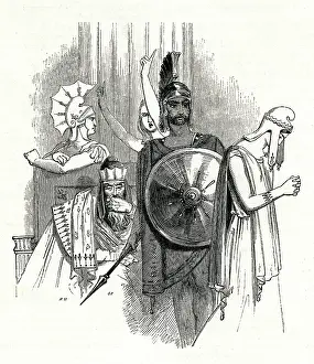 Cassandra: Illustration, Troilus and Cressida, by William Shakespeare