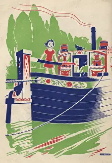 Tiller: Illustration from The Wide Range Readers, Green Book 3