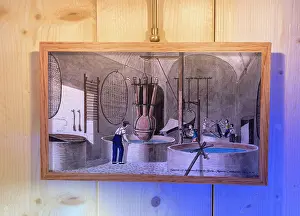 Exhibit: Illustration, Wool House, Carcassonne, France