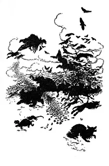 Wren: Illustration, The Wren and the Bear