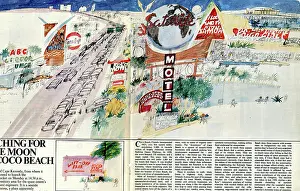 Boom: Illustrations for magazine article, Coco Beach, Florida