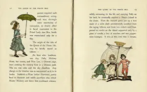 Hickory: Two illustrations, The Queen of the Pirate Isle