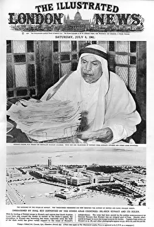 Sep17: ILN cover - Kuwait and its ruler, 1961