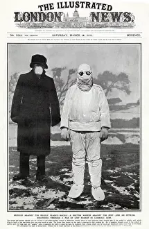 ILN cover - muffled against plague in Manchuria