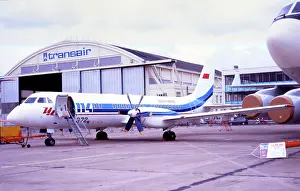 Ilyushin Il-114 (forward view, on the ground) Le Bourge