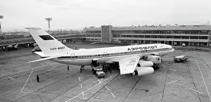 Tashkent: The Ilyushin Il-86 aircraft, 1981