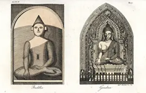 Ferrario: Image of Buddha in Bengal and Birman Gautama