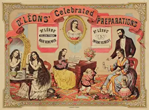Vignette: Image of three vignettes advertising Dr. Leons