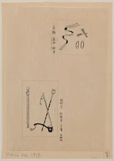 Staffs: Two images (top): shash and attachments for uniforms; (botto