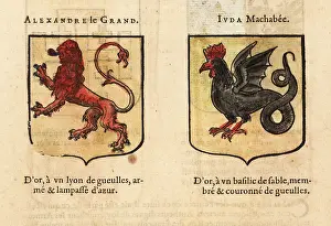Greek Myth: Imaginary coats of arms of Alexander the Great