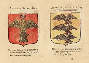 Armorial: Imaginary coats of arms of Attila the Hun and