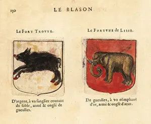 Chez Rolet Boutonne: Imaginary coats of arms of the Strong Always Found