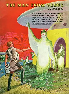 Temperatures: Imaginary inhabitants of the planet Venus