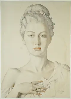 Somov: Imaginary Portrait of Cecile de Volanges