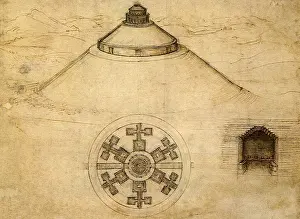 1510: Imaginary Reconstruction, Exterior of Etruscan Tomb