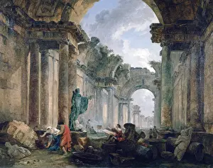 1796: Imaginary View of the Grand Gallery of the Louvre