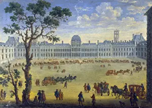 Tuileries: Imaginary View of the Tuileries with procession