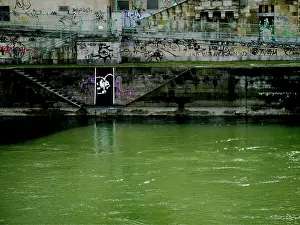 Bookcover: IMAGNO Cover Collection. Graffiti at the canal