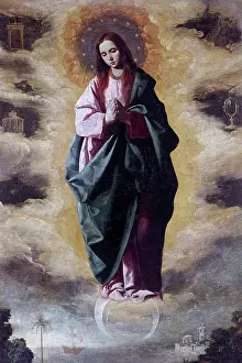 Gloriole: The Immaculate Conception, by Zurbaran