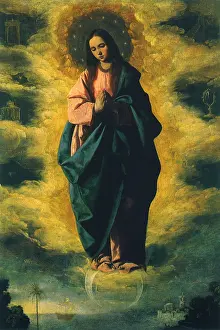 Clasped: The Immaculate Conception, by Zurbaran