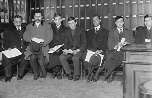 Naturalization: Immigrant candidates for naturalization seated