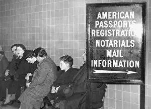 Demographics: Immigrants at the American embassy in Paris, 1939