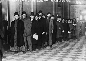 Naturalization: Immigrants Waiting in Line