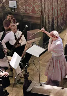 Rehearsing: Imogen Holst Conducting at Blythburgh
