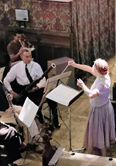 Rehearsing: Imogen Holst Conducting at Blythburgh
