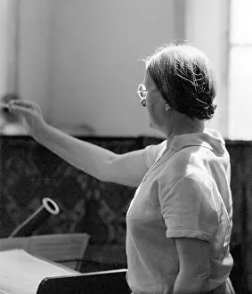 Rehearsing: Imogen Holst Conducting at Blythburgh